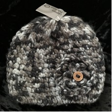 Moon Shadow Knit Beanie Hat Crochet Flower One Size s Boho Skull Cap Fleece 490610741149 eb-13380486
